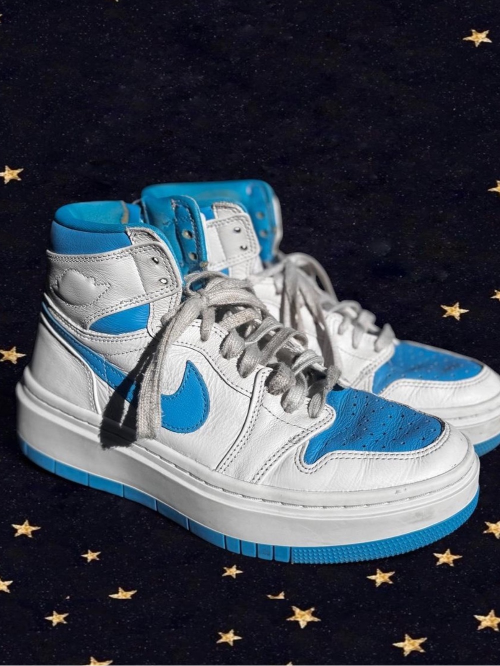 Nike Women's Air Jordan 1 Elevate High "White/Dark Powder Blue"